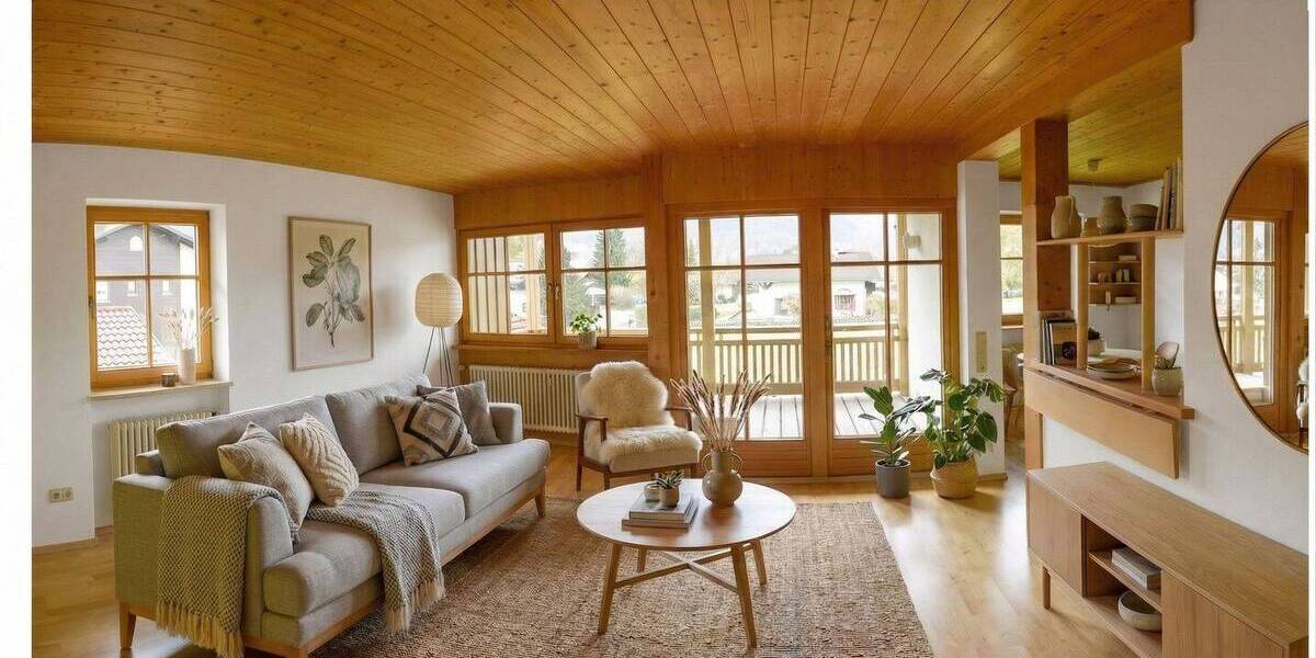Etagenwohnung Oberammergau - 3 Zimmer, 86 m&sup2;, 480.000&euro; | Angebot:26203397