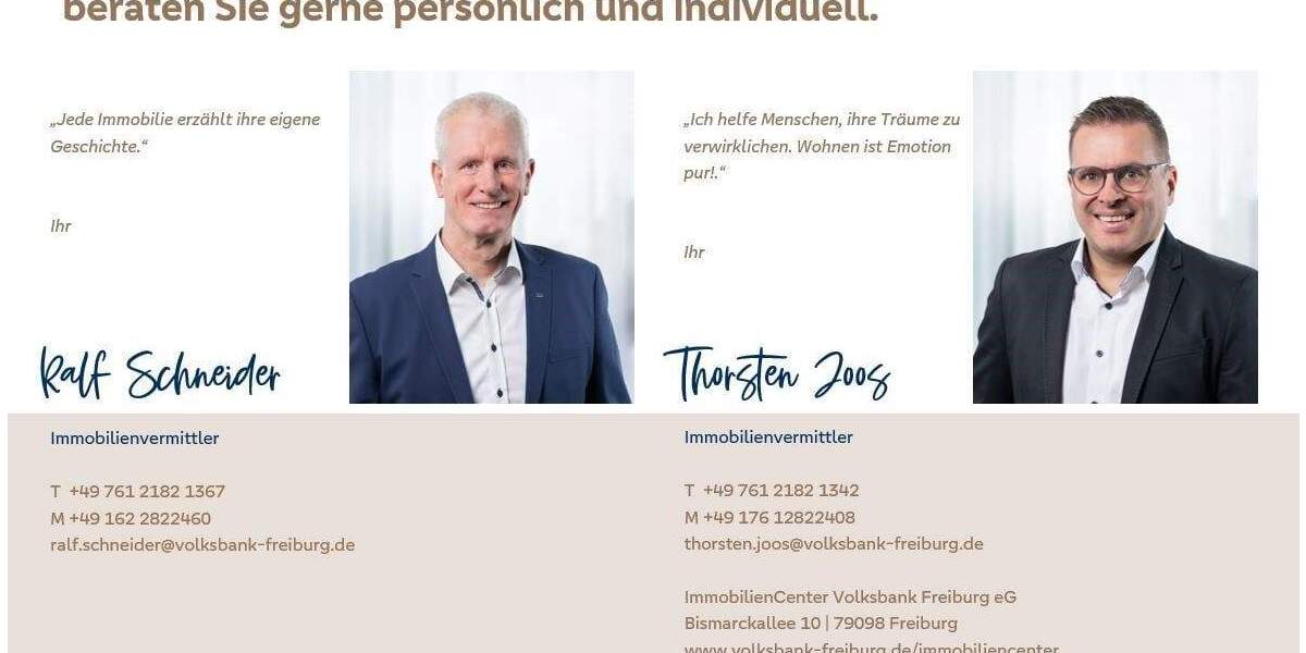 Etagenwohnung Freiburg Haslach - 2 Zimmer, 44 m&sup2;, 337.000&euro; | Angebot:25880781