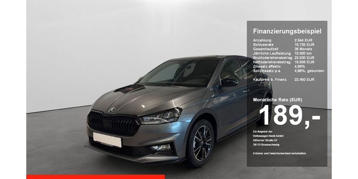 Skoda Fabia 24.790 km 22.450 &euro; Regensburg 93055