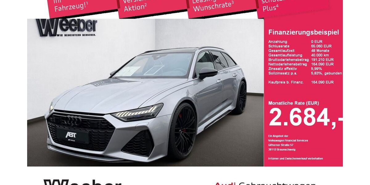 Audi RS6 14.124 km 163.490 &euro; Herrenberg 71083