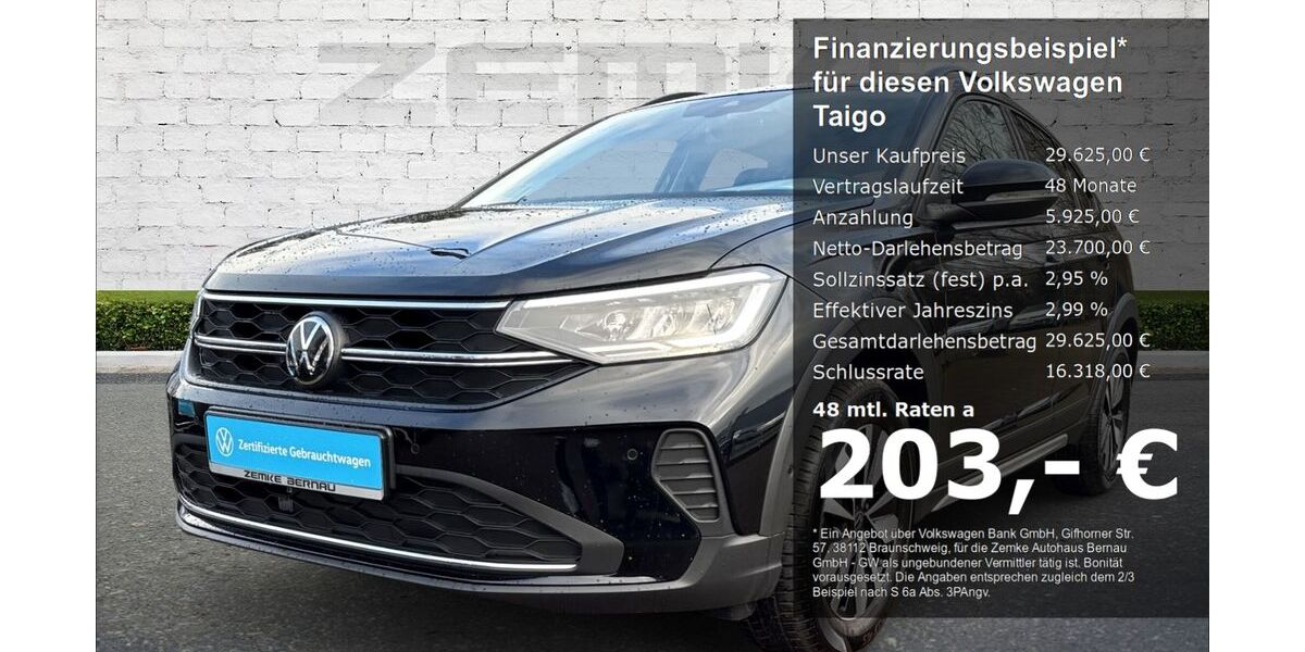 VW Taigo 3.913 km 29.625 &euro; Bernau 16321