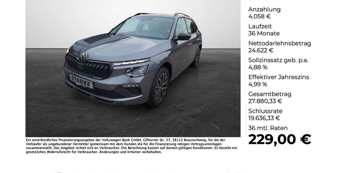 Skoda Kamiq 24.691 km 28.680 € Osnabrück 49084