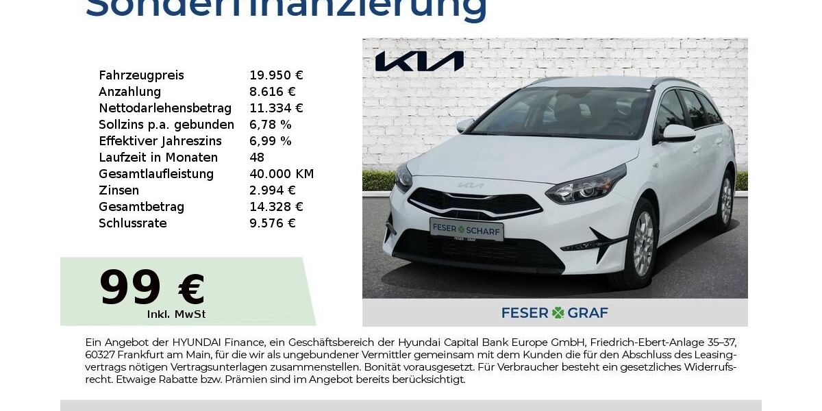 Kia ceed Sportswagon 6.722 km 19.950 &euro; Schwabach 91126