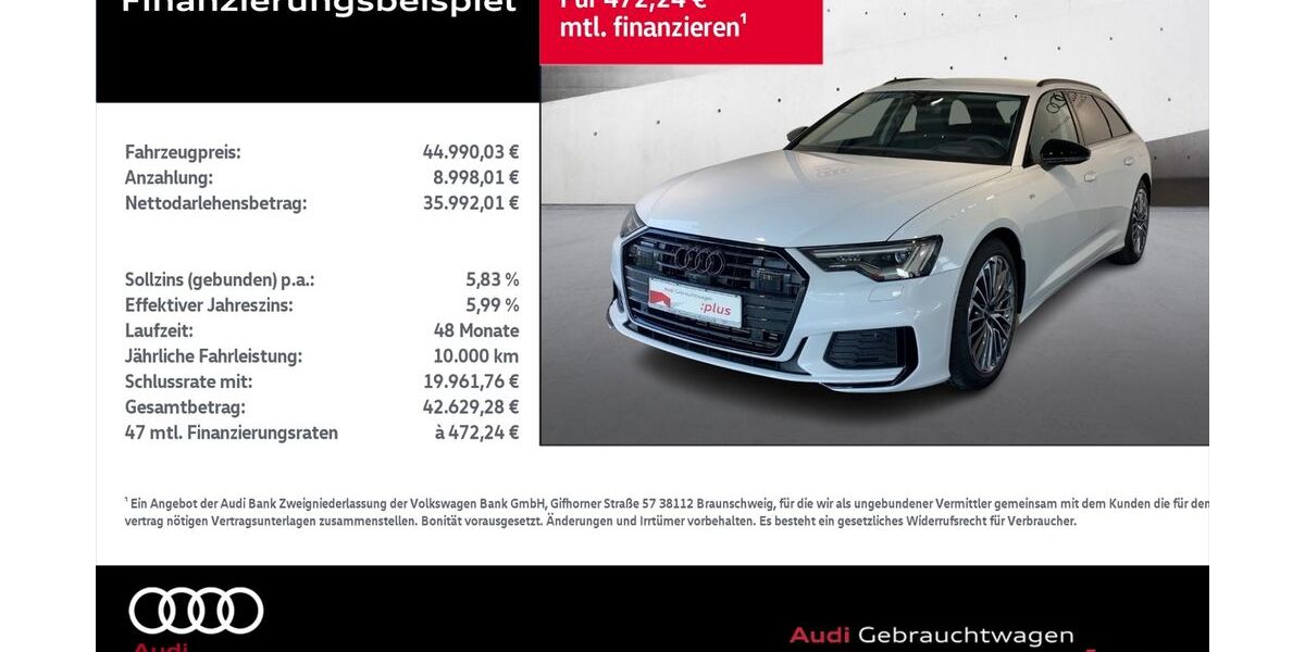 Audi A6 64.871 km 44.390 &euro; Rostock 18059