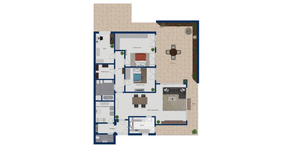 Terrassenwohnung Rheinfelden/ Eichsel Eichsel - 4 Zimmer, 157 m&sup2;, 398.000&euro; | Angebot:26863257