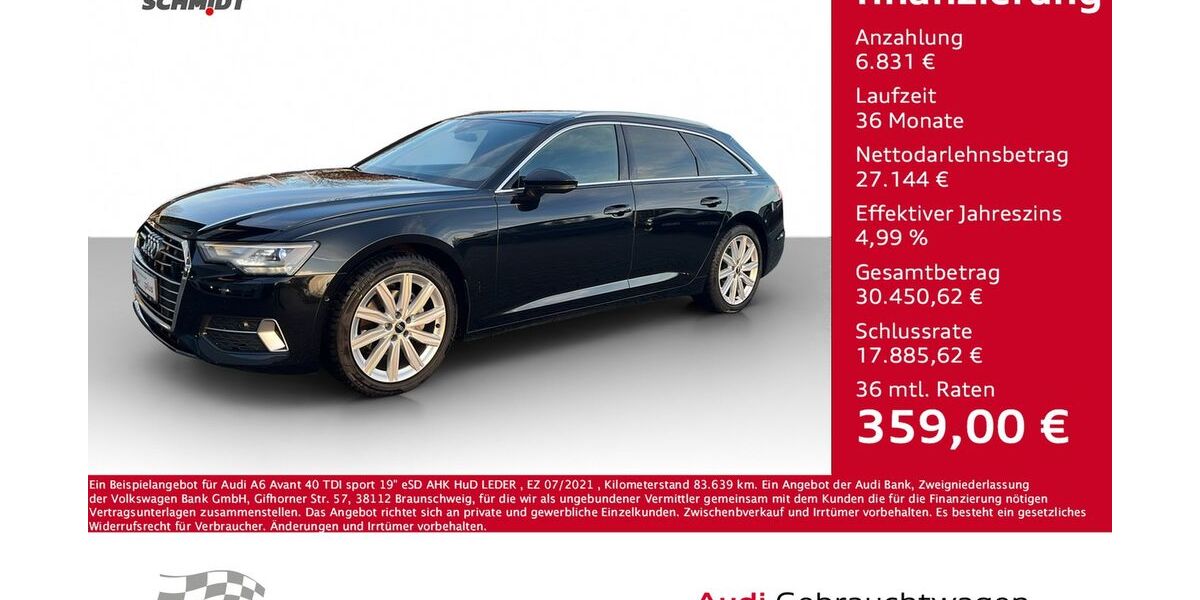 Audi A6 83.639 km 33.975 € Bernsdorf 09337