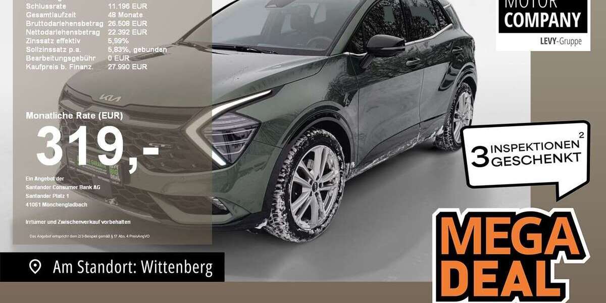 Kia Sportage 69.000 km 27.780 &euro; Wittenberg Lutherstadt 06886