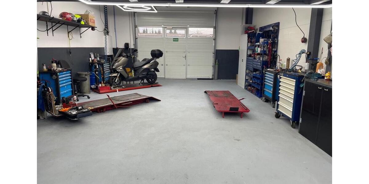 2-Rad Werkstatt zu vermieten Übernahme Motorradwerkstatt Roller zimmer