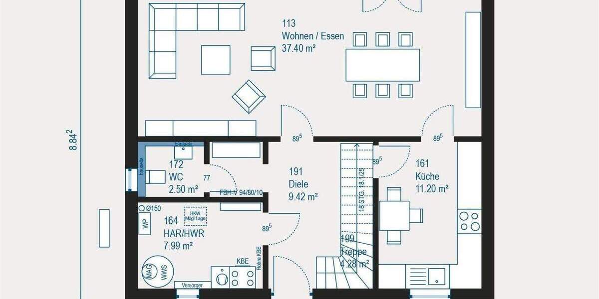 Einfamilienhaus Treffurt - 4 Zimmer, 143 m&sup2;, 336.000&euro; | Angebot:25750014