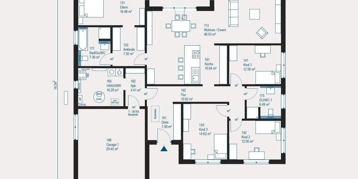 Bungalow Frankenberg/Sachsen Langenstriegis - 5 Zimmer, 165 m&sup2;, 365.839&euro; | Angebot:24624579