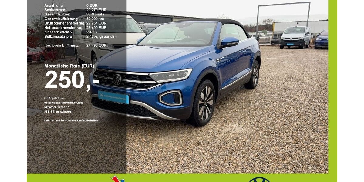 VW T-Roc 7.010 km 27.490 &euro; Mainburg 84048