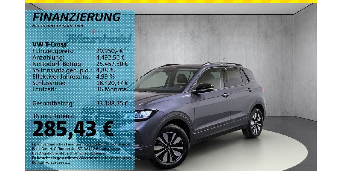 VW T-Cross 5.000 km 26.888 &euro; Auerbach/Rebesgrün 08209