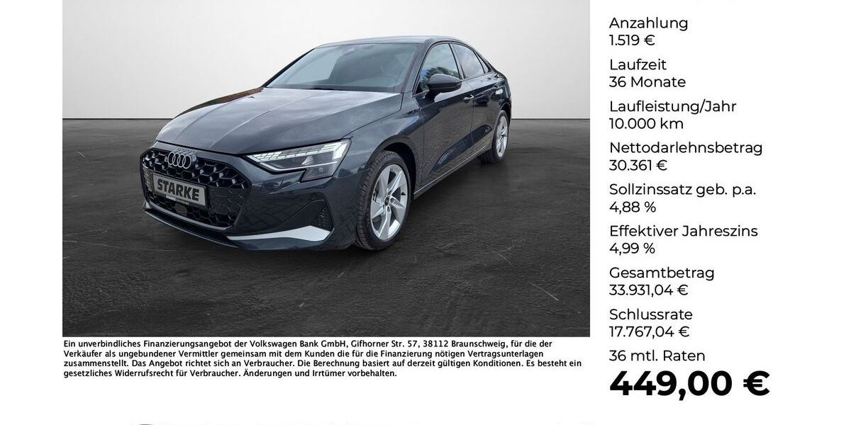 Audi A3 16.432 km 31.880 &euro; Wallenhorst 49134