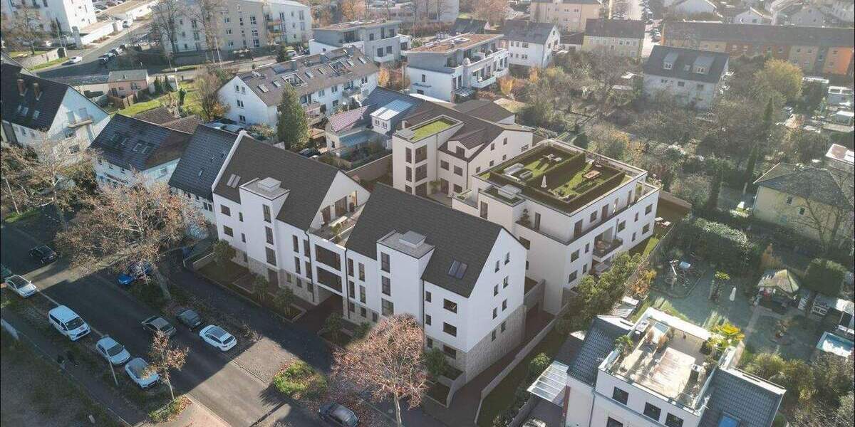 Etagenwohnung Aschaffenburg Innenstadt - 2 Zimmer, 60 m&sup2;, 329.900&euro; | Angebot:25747514