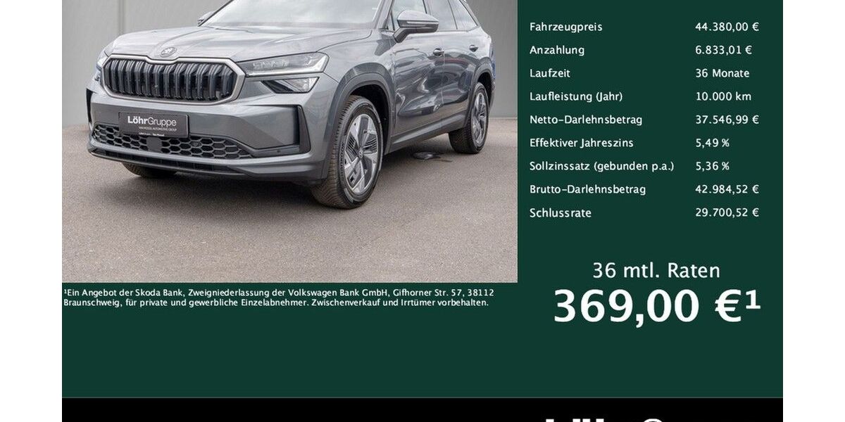 Skoda Kodiaq 19.474 km 44.380 &euro; Trier 54292