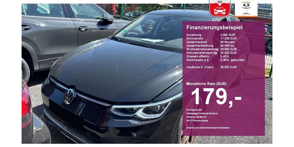 VW Golf 15.400 km 25.620 &euro; Albbruck 79774
