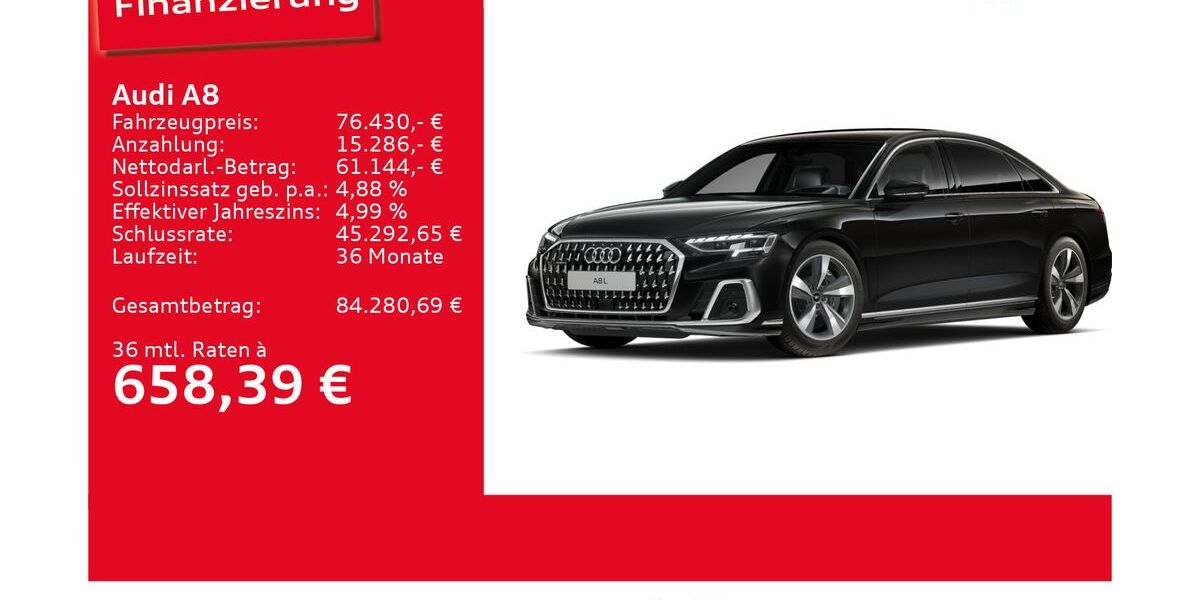 Audi A8 28.646 km 76.430 &euro; Ulm 89073