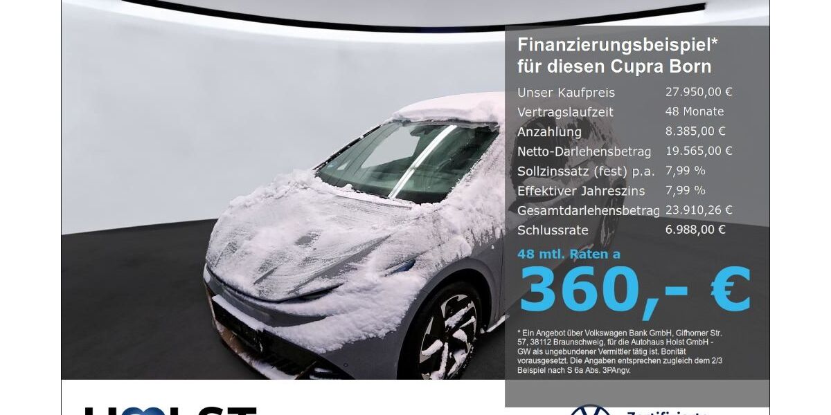 Cupra Born 25.543 km 27.950 &euro; Scheeßel 27383