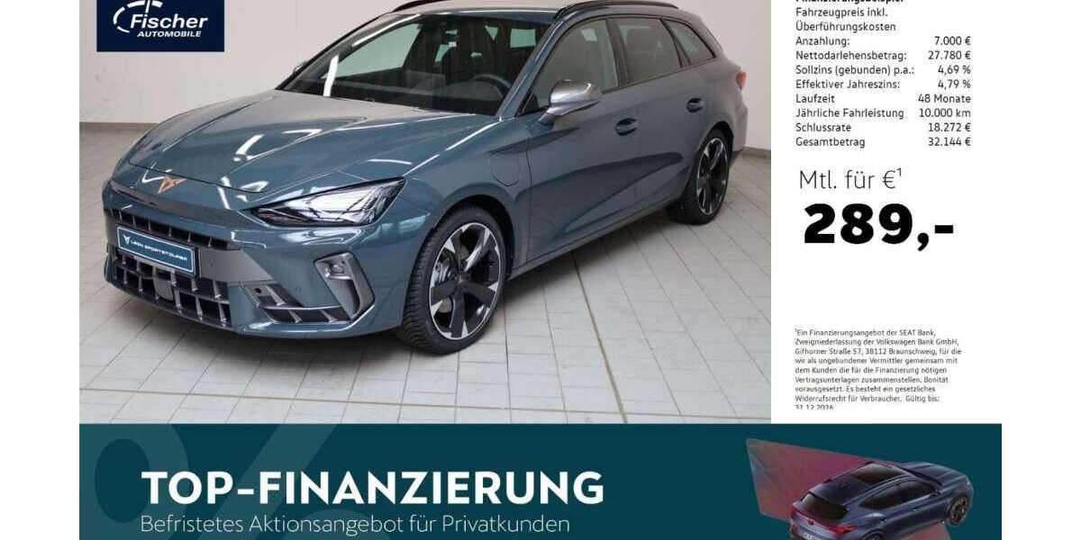 Cupra Leon 9.723 km 34.780 &euro; Amberg 92224