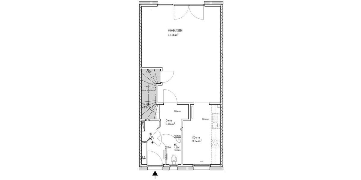 Reihenhaus Bremen Oberneuland - 5 Zimmer, 147 m&sup2;, 619.000&euro; | Angebot:27122924