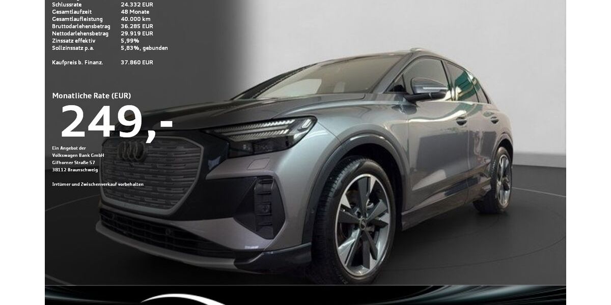 Audi Q4 e-tron 44.910 km 36.720 &euro; Ravensburg 88214