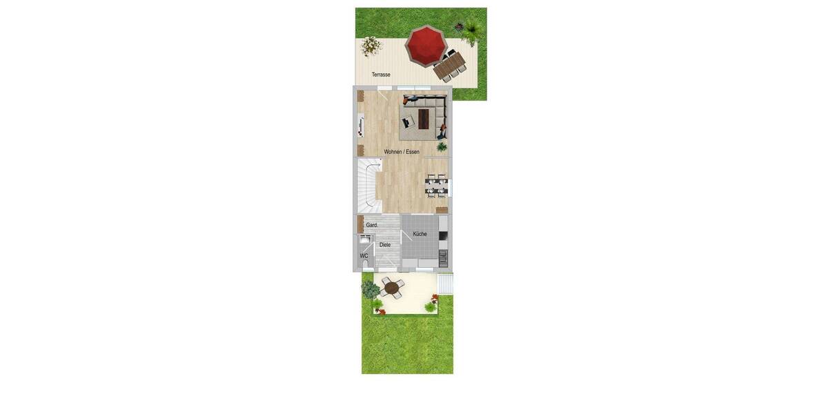 Doppelhaushälfte Berlin Rudow - 6 Zimmer, 135 m&sup2;, 498.000&euro; | Angebot:26820809