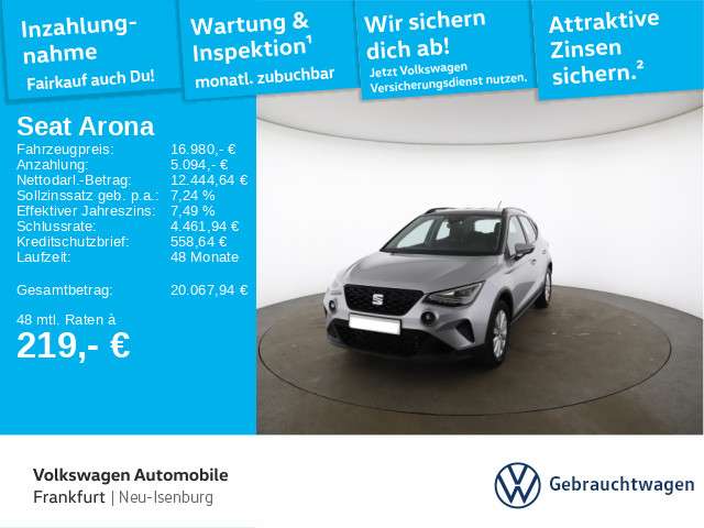 Seat Arona 51.813 km 16.980 &euro; Neu-Isenburg 63263