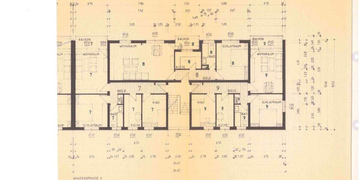 Etagenwohnung Mönchengladbach-Rheydt Heyden - 2 Zimmer, 65 m&sup2;, 149.000&euro; | Angebot:24793901