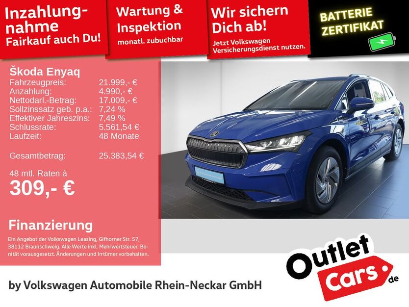 Skoda Enyaq 18.370 km 22.599 € Mannheim 68309