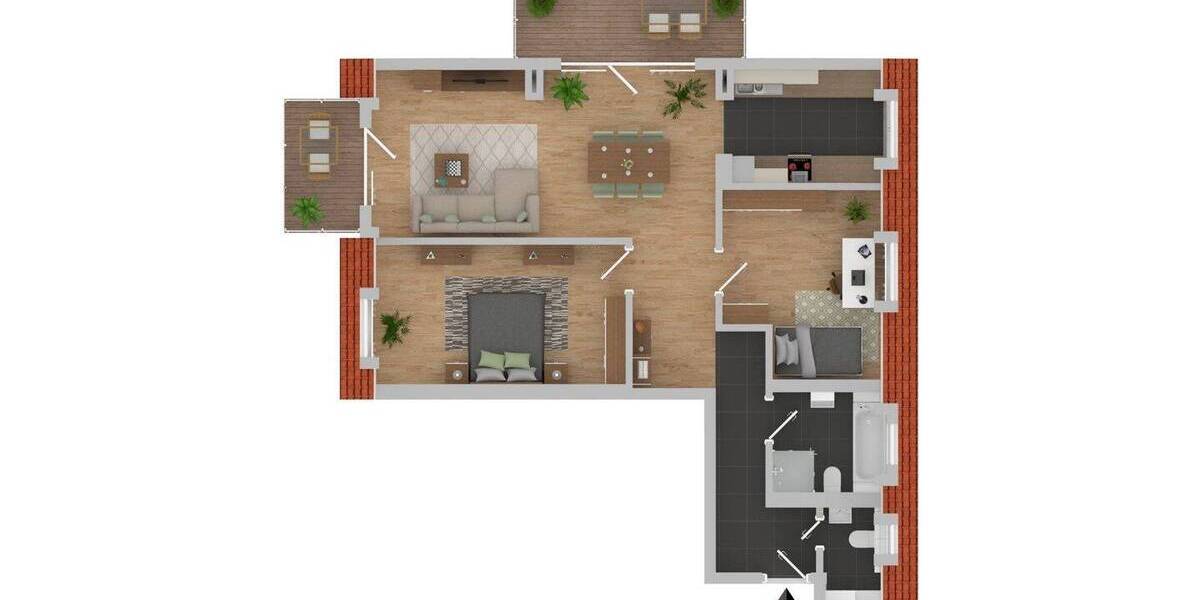 Etagenwohnung Kirchheim bei München Kirchheim - 3 Zimmer, 84 m&sup2;, 1.650&euro; | Angebot:26585883