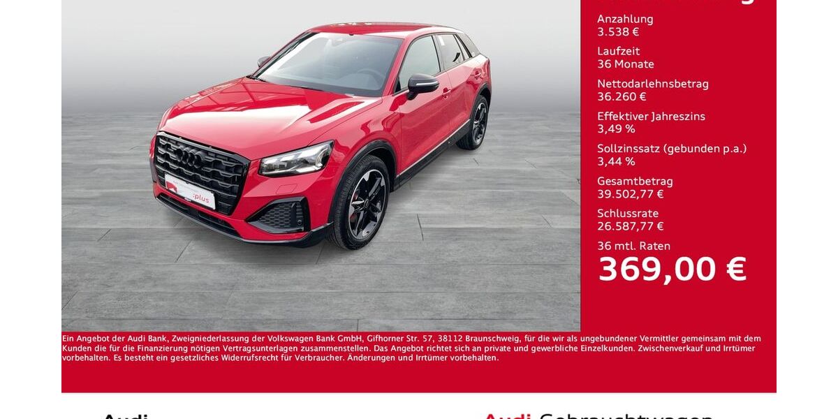 Audi Q2 8.437 km 39.798 &euro; Dortmund 44143