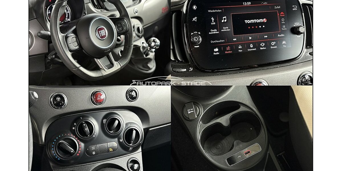 Fiat 500 S Sonderlack Einzelstück Memory City CarPlay 67.000 km 10.490 &euro; Stade 21682