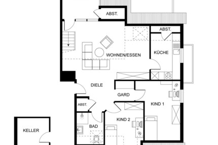 Kohlscheid – Wohnen auf zwei Ebenen, investieren mit Weitblick - Wohnung Herzogenrath | Angebot:26905508