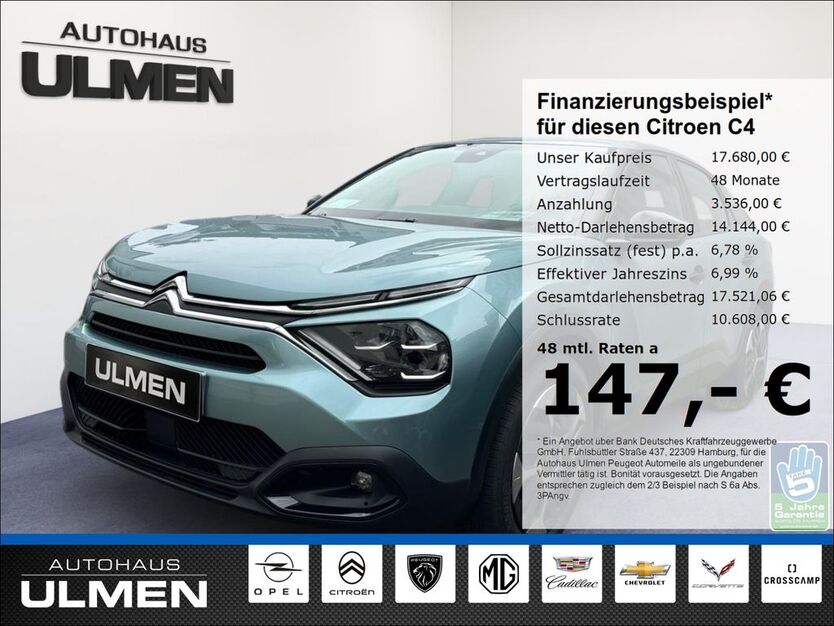 Citroen C4 14.639 km 17.680 € Düsseldorf 40233