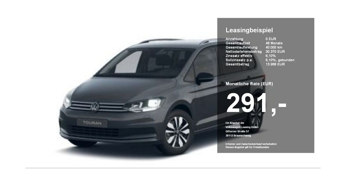VW Touran 25.435 km 30.370 &euro; Passau 94036