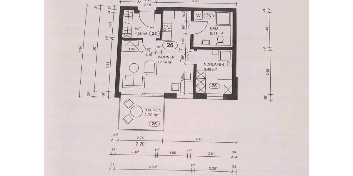 Sehr schöne 2 Zimmerwohnung in Mengkofen zu vermieten 2 zimmer