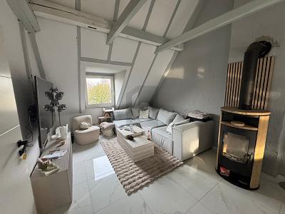 SCHÖNER WOHNEN MIT KAMIN UND OFFENEM STUDIO - Maisonettenwohnung Herten Bertlich | Angebot:24743722