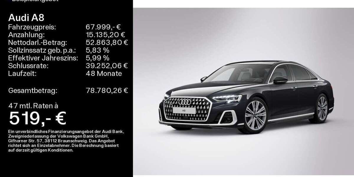 Audi A8 26.571 km 67.999 € Hofheim 65719