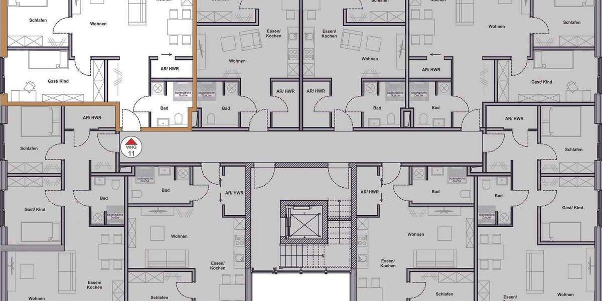 Etagenwohnung Nideggen - 3 Zimmer, 70 m&sup2;, 279.000&euro; | Angebot:24039978