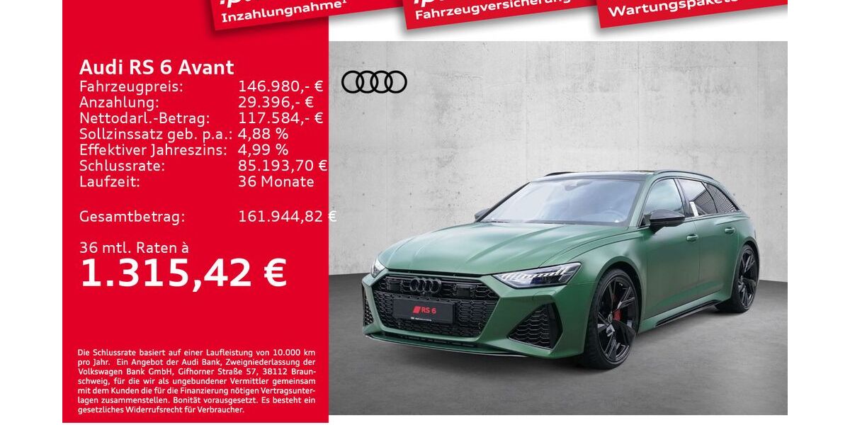 Audi RS6 9.900 km 146.980 &euro; Leipzig 04129