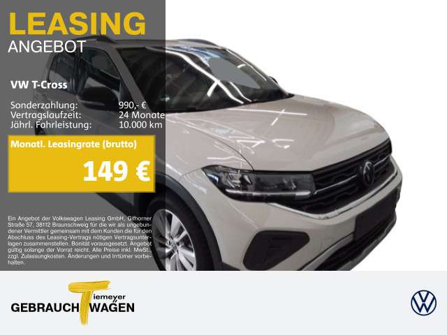 VW T-Cross 6.713 km 21.540 € Oberhausen 46047