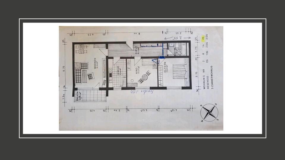 Etagenwohnung Schwetzingen - 3 Zimmer, 85 m&sup2;, 319.000&euro; | Angebot:26762741