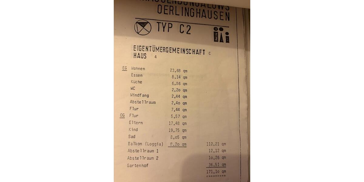 Terrassenwohnung Oerlinghausen - 3 Zimmer, 110 m&sup2;, 280.000&euro; | Angebot:26351310