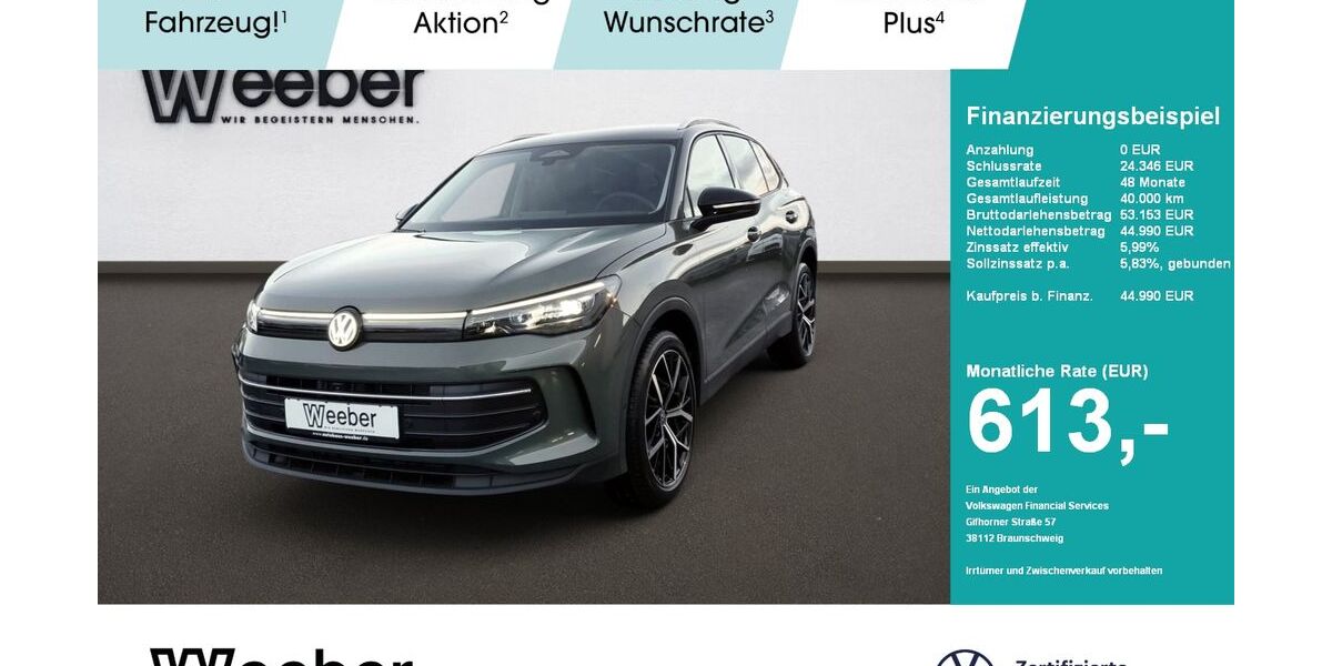 VW Tiguan 1.990 km 44.990 &euro; Calw 75365