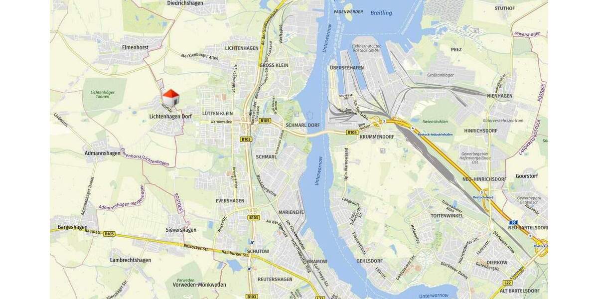 Doppelhaushälfte Rostock Lichtenhagen - 5 Zimmer, 127 m&sup2;, 499.500&euro; | Angebot:24610011