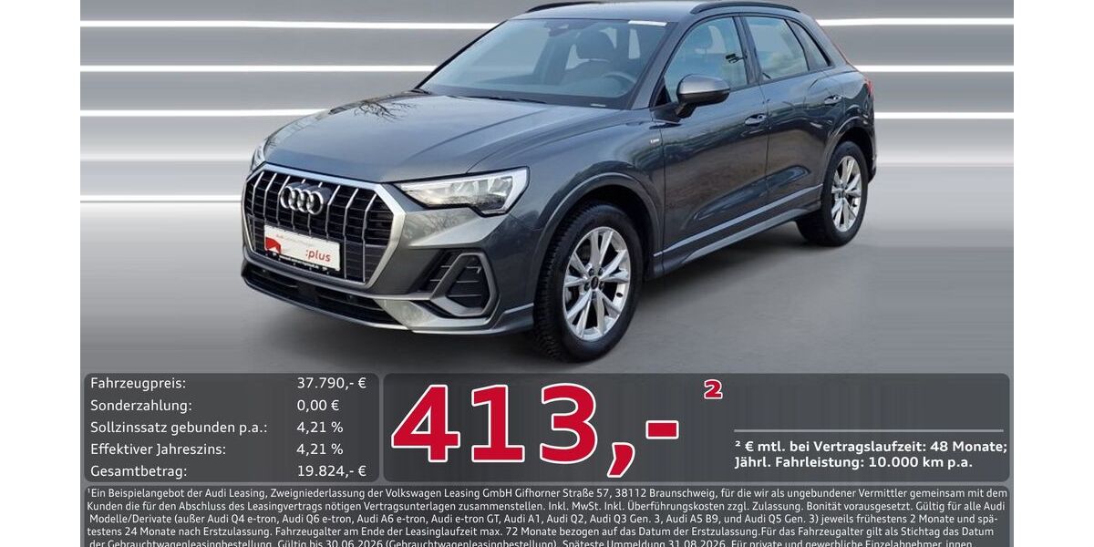 Audi Q3 28.786 km 37.790 &euro; Ingolstadt 85057