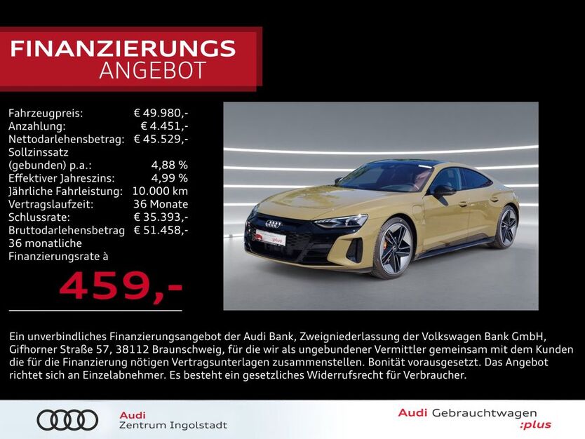 Audi e-tron GT 79.602 km 49.980 € Ingolstadt 85057