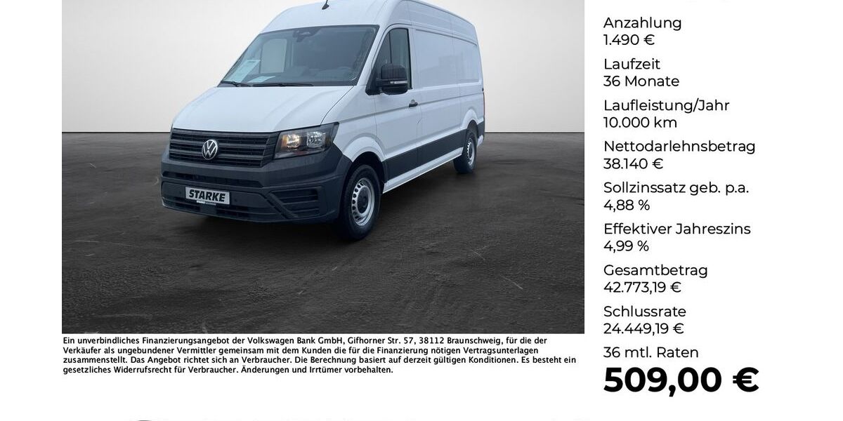 VW Crafter 7.718 km 39.630 &euro; Vechta 49377