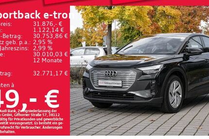 Audi Q4 e-tron 35.636 km 29.488 &euro; München 80935