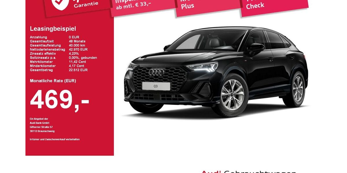 Audi Q3 27.876 km 42.970 &euro; Plattling 94447
